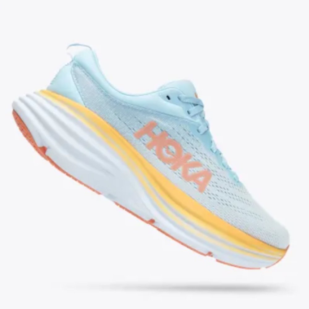 Hoka Bondi 8 Women 9 Wide - NIB Summer Song / Country Air